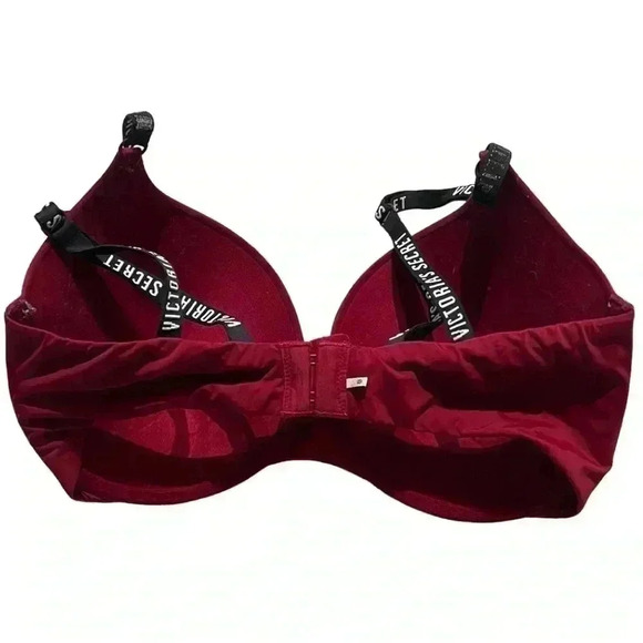 VICTORIAS SECRET RED PADDED BRA 32DDD❤️❤️ - Picture 2 of 3